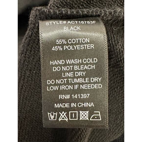 ASTR The Label Black Moxie Cropped Twist Front Top Size Small - Picture 5 of 11